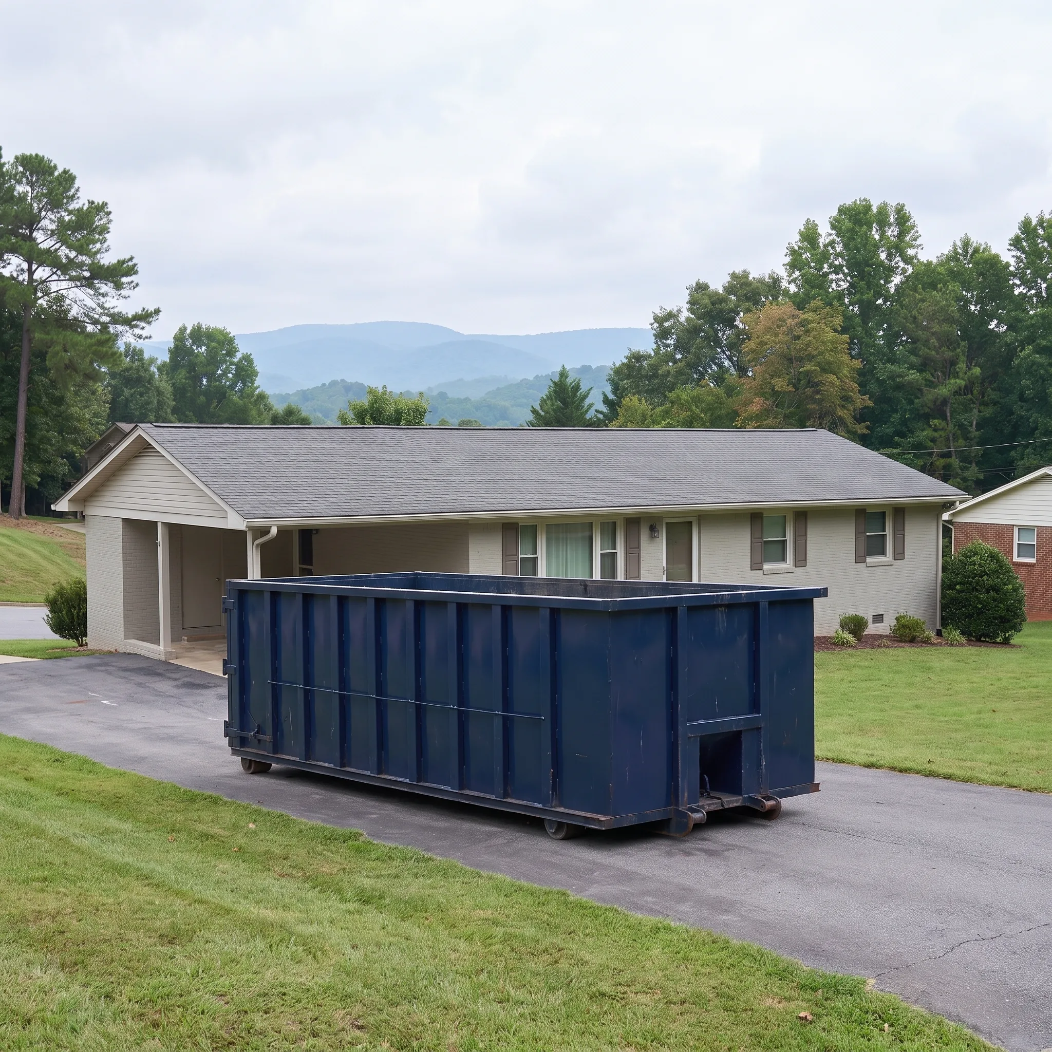 Dumpster on a Bear, DE job site